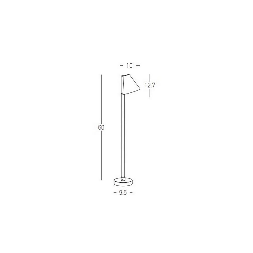 Zambelis E283 - LED-lampa för utomhusbruk LED/6W/230V IP65 antracit