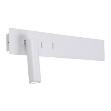 Zambelis H52 - LED väggbelysning LED/3W + LED/10W/230V vit