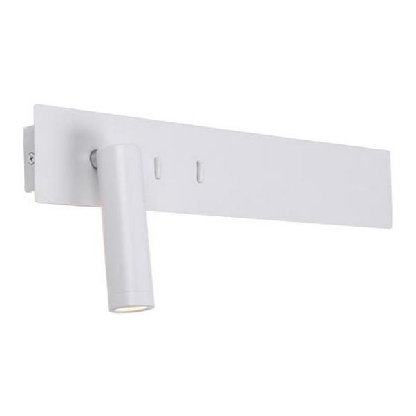 Zambelis H52 - LED väggbelysning LED/3W + LED/10W/230V vit