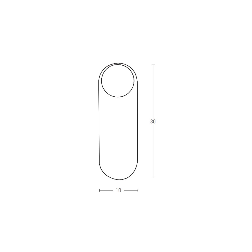 Zambelis H64-B - Vägglampa 1xG9/9W/230V svart