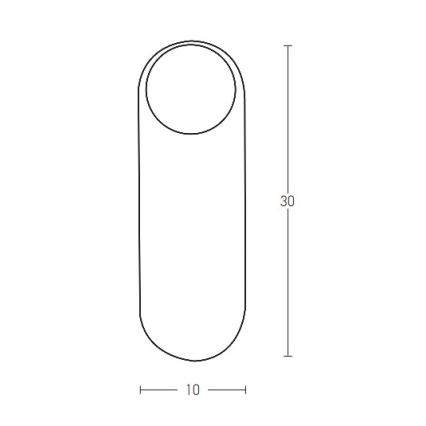 Zambelis H64 - Vägglampa 1xG9/9W/230V guld