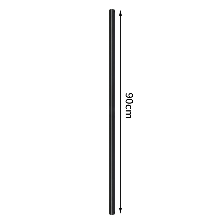 ZEVENTI - Förlängningsstolpe 90 cm svart
