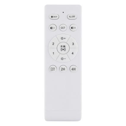 ZEVENTI - LED Dimbar takfläkt MUNDAKA LED/10W/230V 3000-6500K brun + fjärrkontroll