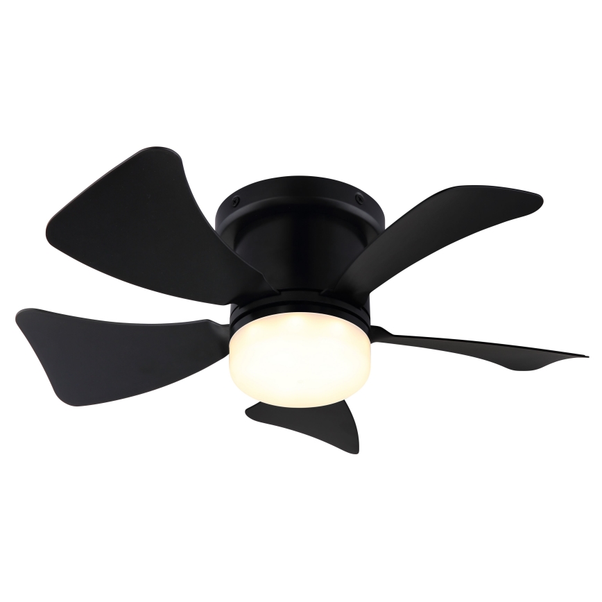 ZEVENTI - LED Dimbar takfläkt MUNDAKA LED/10W/230V 3000-6500K svart + fjärrkontroll