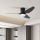 ZEVENTI - LED Dimbar takfläkt PADUA LED/18W/230V 3000-6000K Wi-Fi Tuya svart + fjärrkontroll