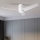 ZEVENTI - LED takfläkt BARROSA LED/18W/230V 3000/4000/6000K Wi-Fi Tuya vit + fjärrkontroll