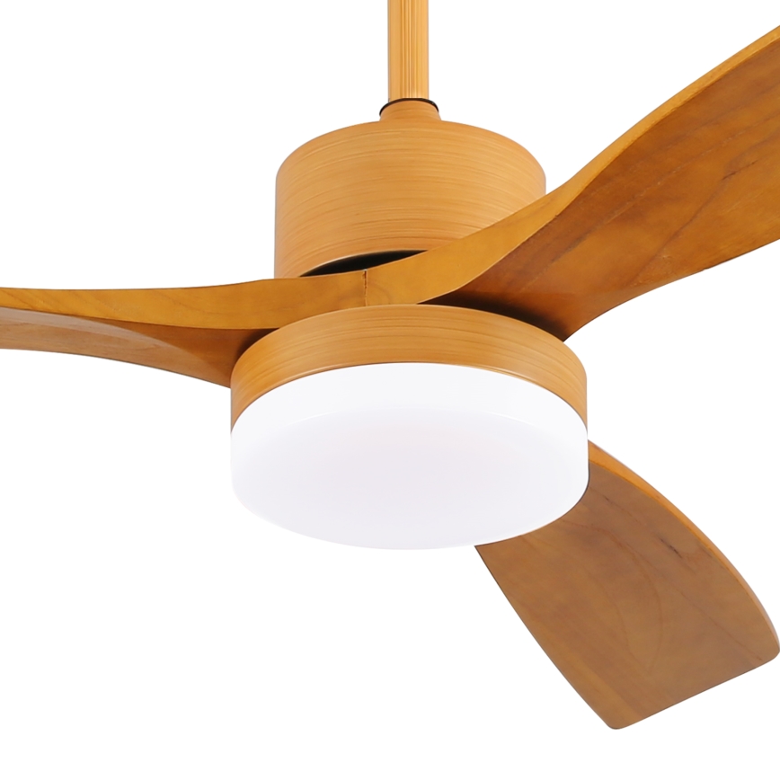 ZEVENTI - LED Dimbar takfläkt MARE LED/24W/230V 3000-6000K Wi-Fi Tuya ek + fjärrkontroll