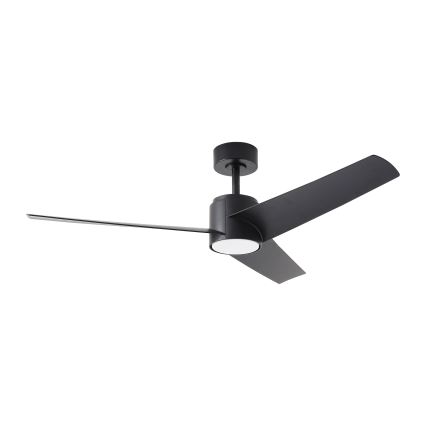ZEVENTI - LED Dimbar takfläkt ORVIETO LED/18W/230V 3000-6000K Wi-Fi Tuya svart + fjärrkontroll