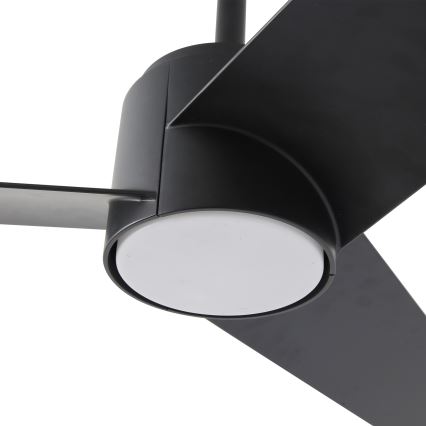 ZEVENTI - LED Dimbar takfläkt ORVIETO LED/18W/230V 3000-6000K Wi-Fi Tuya svart + fjärrkontroll