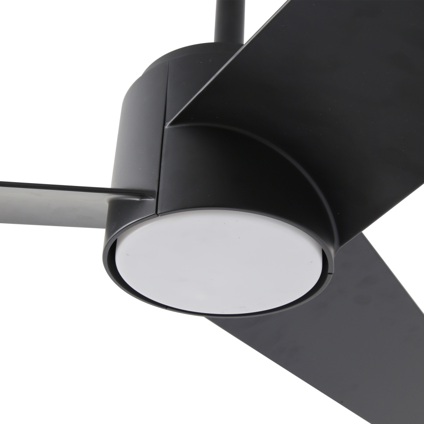 ZEVENTI - LED Dimbar takfläkt ORVIETO LED/18W/230V 3000-6000K Wi-Fi Tuya svart + fjärrkontroll