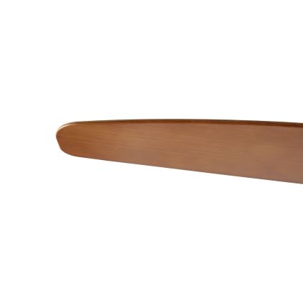 ZEVENTI - LED takfläkt PADUA LED/18W/230V 3000-6000K Wi-Fi Tuya svart/brun + fjärrkontroll