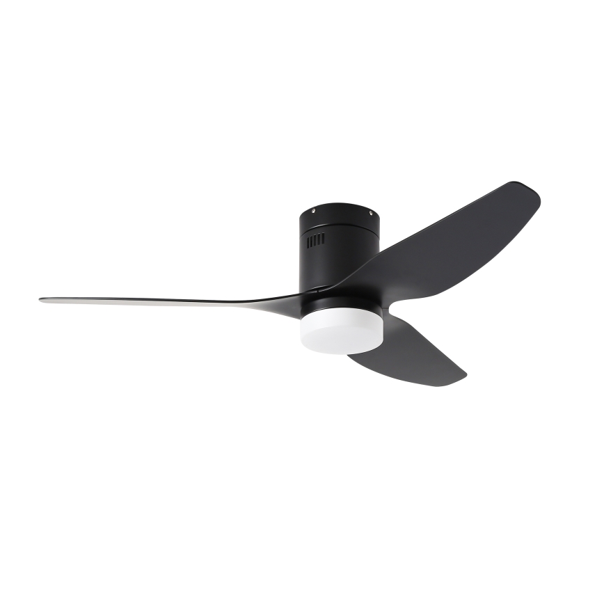 ZEVENTI - LED Dimbar takfläkt PADUA LED/18W/230V 3000-6000K Wi-Fi Tuya svart + fjärrkontroll