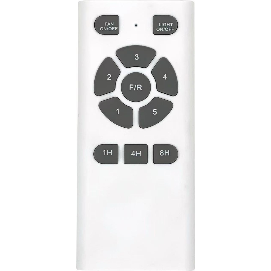 ZEVENTI - LED-takfläkt PADUA LED/18W/230V 3000/4000/6000K Wi-Fi Tuya svart + fjärrkontroll