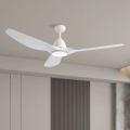 ZEVENTI - LED-takfläkt URBINO LED/20W/230V 3000/4000/6000K Tuya Wi‑Fi vit + fjärrkontroll