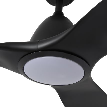 ZEVENTI - LED takfläkt URBINO LED/20W/230V 3000-6000K Wi-Fi Tuya svart + fjärrkontroll