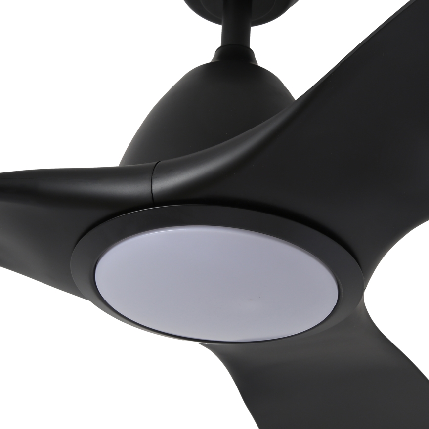 ZEVENTI - LED takfläkt URBINO LED/20W/230V 3000-6000K Wi-Fi Tuya svart + fjärrkontroll