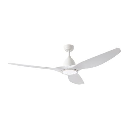 ZEVENTI - LED Dimbar takfläkt URBINO LED/20W/230V 3000-6000K Wi-Fi Tuya vit + fjärrkontroll