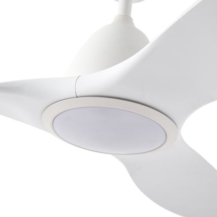 ZEVENTI - LED Dimbar takfläkt URBINO LED/20W/230V 3000-6000K Wi-Fi Tuya vit + fjärrkontroll