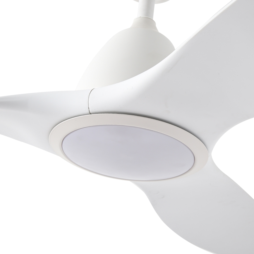 ZEVENTI - LED Dimbar takfläkt URBINO LED/20W/230V 3000-6000K Wi-Fi Tuya vit + fjärrkontroll