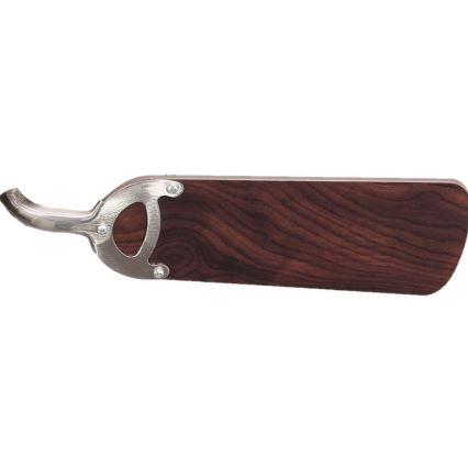 ZEVENTI - Takfläkt GALDANA 1xE27/60W/230V brun/beige