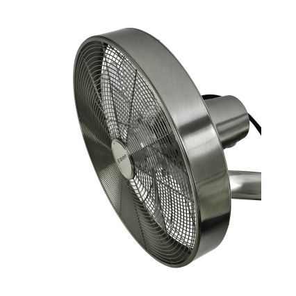 ZEVENTI - Väggfläkt FREEZE 50W/230V diameter 40 cm matt krom + fjärrkontroll