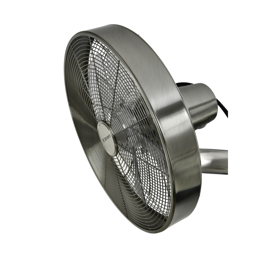 ZEVENTI - Väggfläkt FREEZE 50W/230V diameter 40 cm matt krom + fjärrkontroll