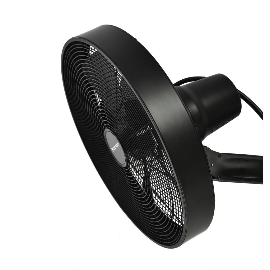 ZEVENTI - Väggfläkt FREEZE 50W/230V diameter 40 cm svart + fjärrkontroll