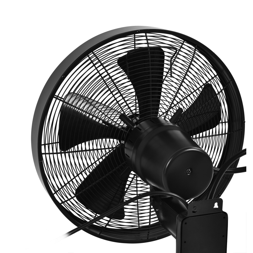 ZEVENTI - Väggfläkt FREEZE 50W/230V diameter 40 cm svart + fjärrkontroll