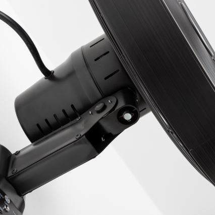 ZEVENTI - Väggfläkt FREEZE 50W/230V diameter 40 cm svart + fjärrkontroll