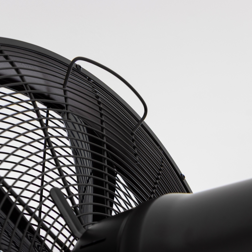 ZEVENTI - Väggfläkt FREEZE 50W/230V diameter 40 cm svart + fjärrkontroll