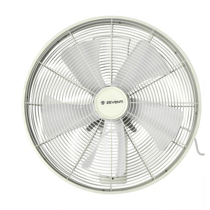 ZEVENTI - Väggfläkt FREEZE 50W/230V diameter 40 cm vit + fjärrkontroll