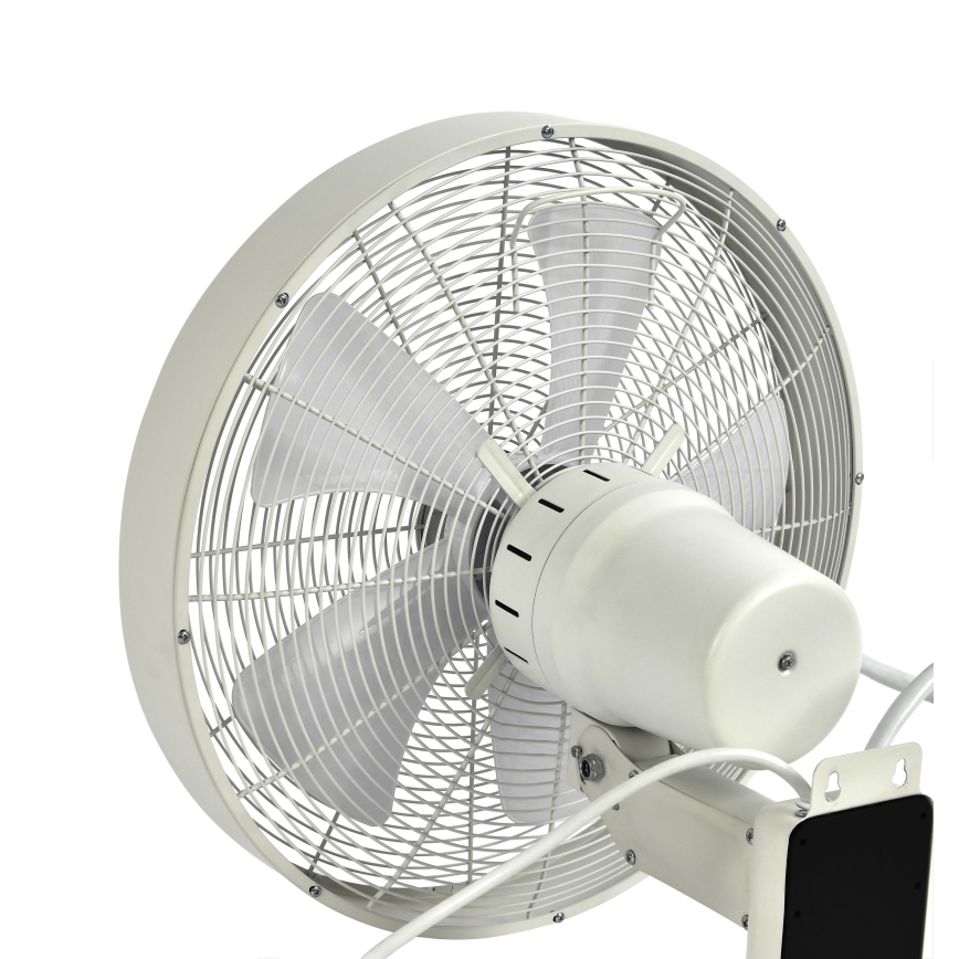ZEVENTI - Väggfläkt FREEZE 50W/230V diameter 40 cm vit + fjärrkontroll