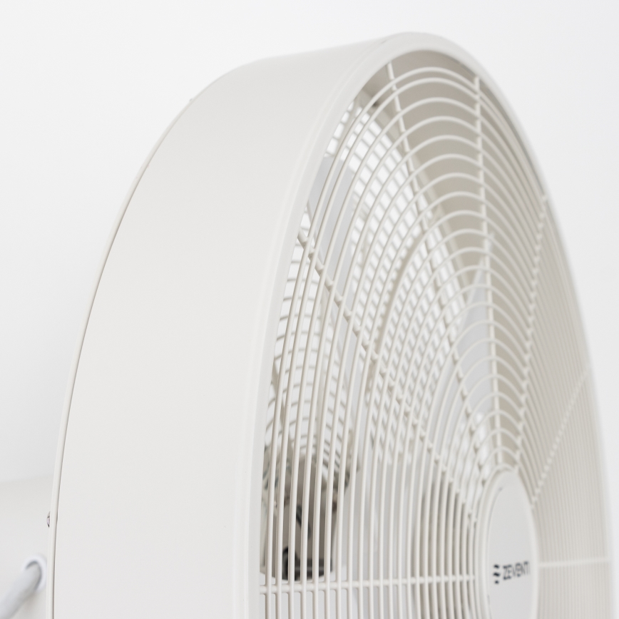 ZEVENTI - Väggfläkt FREEZE 50W/230V diameter 40 cm vit + fjärrkontroll