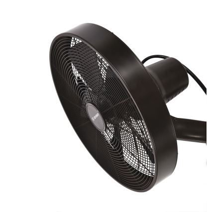 ZEVENTI - Väggfläkt FREEZE 50W/230V diameter 40 cm svart/brun + fjärrkontroll