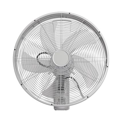 ZEVENTI - Väggmonterad fläkt FANNY 50W/230V mattkrom + fjärrkontroll