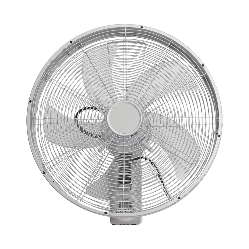 ZEVENTI - Väggmonterad fläkt FANNY 50W/230V mattkrom + fjärrkontroll