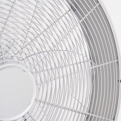 ZEVENTI - Väggmonterad fläkt FANNY 50W/230V mattkrom + fjärrkontroll