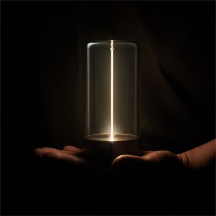 Zuma Line - LED Dimbart uppladdningsbart skrivbordslampa LED/0,5W/230V svart IP54