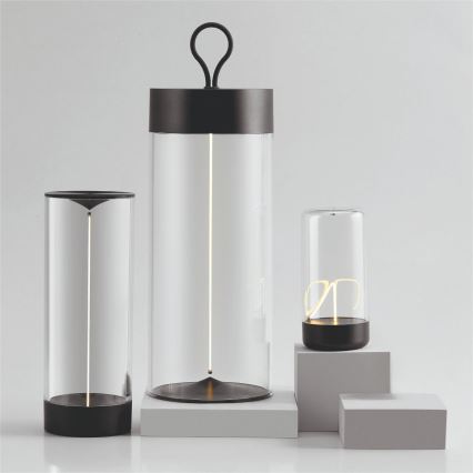 Zuma Line - LED Ljusreglerad uppladdningsbar bordslampa LED/0,5W/230V svart IP54