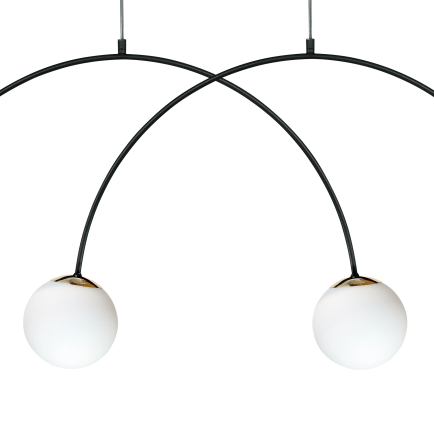 Zuma Line - Hänglampa på kabel 4xE14/10W/230V svart