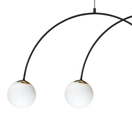Zuma Line - Hänglampa på kabel 4xE14/10W/230V svart