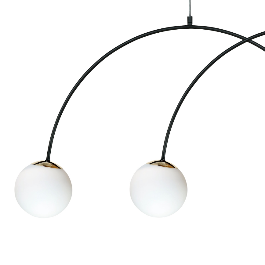 Zuma Line - Hänglampa på kabel 4xE14/10W/230V svart