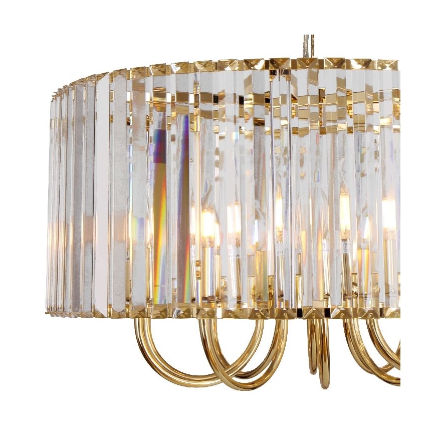 Zuma Line - Ljuskrona på kedja 6xE14/40W/230V guld