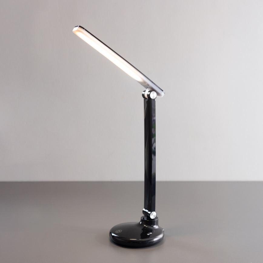 Zuma Line - LED Uppladdningsbar bordslampa LED/6W/1200 mAh 3000/4500/6000K CRI 90 svart