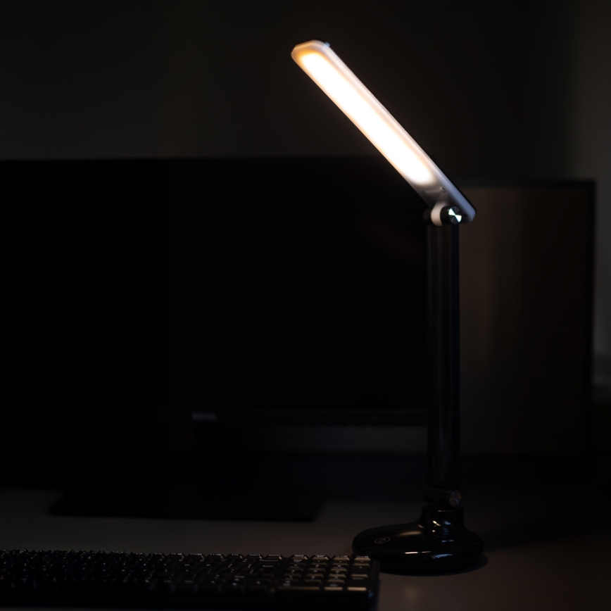 Zuma Line - LED Uppladdningsbar bordslampa LED/6W/1200 mAh 3000/4500/6000K CRI 90 svart