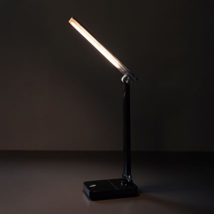 Zuma Line - LED Uppladdningsbar bordslampa LED/8W/1200 mAh 3000/4500/6000K svart