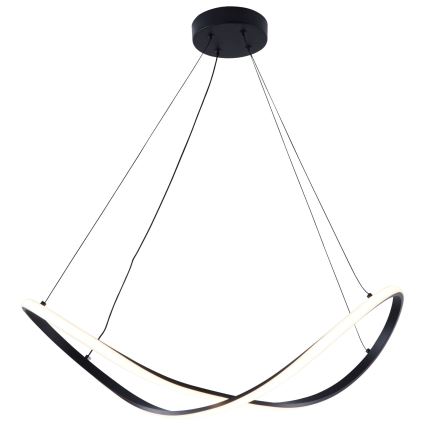 Zuma Line - LED ljuskrona med textilsladd LED/45W/230V 3000/4000/6000K svart