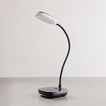 Zuma Line - LED Uppladdningsbar bordslampa LED/7W/1200 mAh 3000/4500/6000K svart