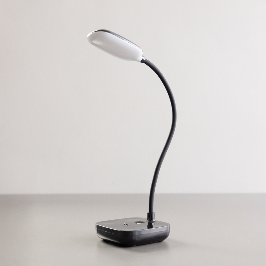 Zuma Line - LED Uppladdningsbar bordslampa LED/7W/1200 mAh 3000/4500/6000K svart