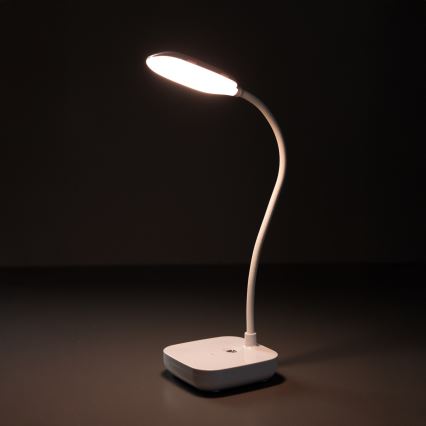 Zuma Line - LED Uppladdningsbar bordslampa LED/7W/1200 mAh 3000/4500/6000K vit